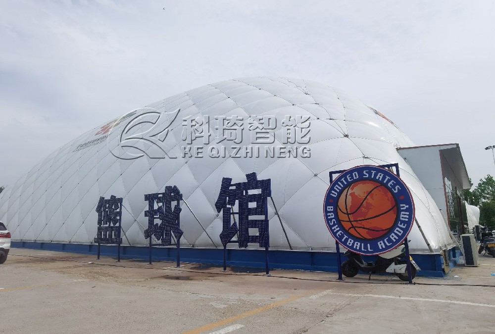 氣膜建筑企業(yè)新聞_氣膜籃球館，讓你在寒冷的冬天也能盡情揮灑熱血